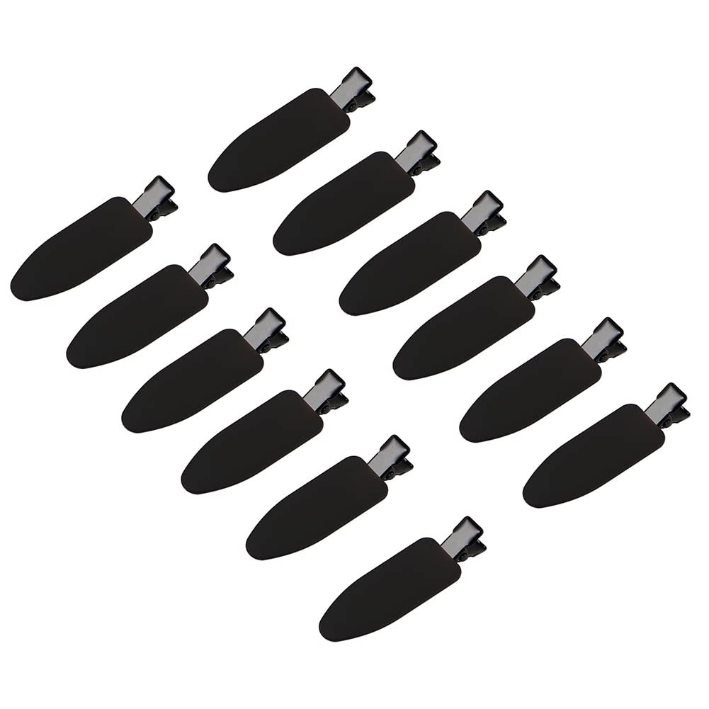 12 Pieces No Bend Hair Clips, Curl Pin Clips, No Crease Hair Clips for Makeup Ap