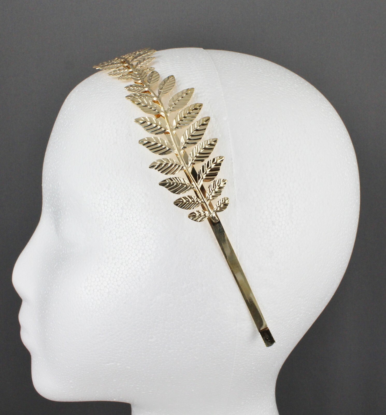 Gold shiny Laurel Leaf crown Leaves headband hair band greek toga roman costume
