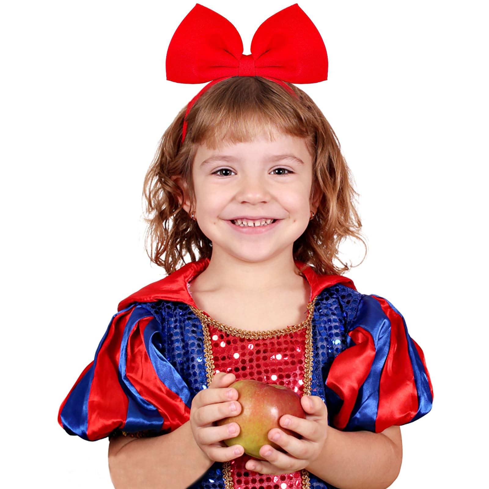 Red Bow Headband Red Bowknot Headband for Women Gril Christmas Halloween Cosplay