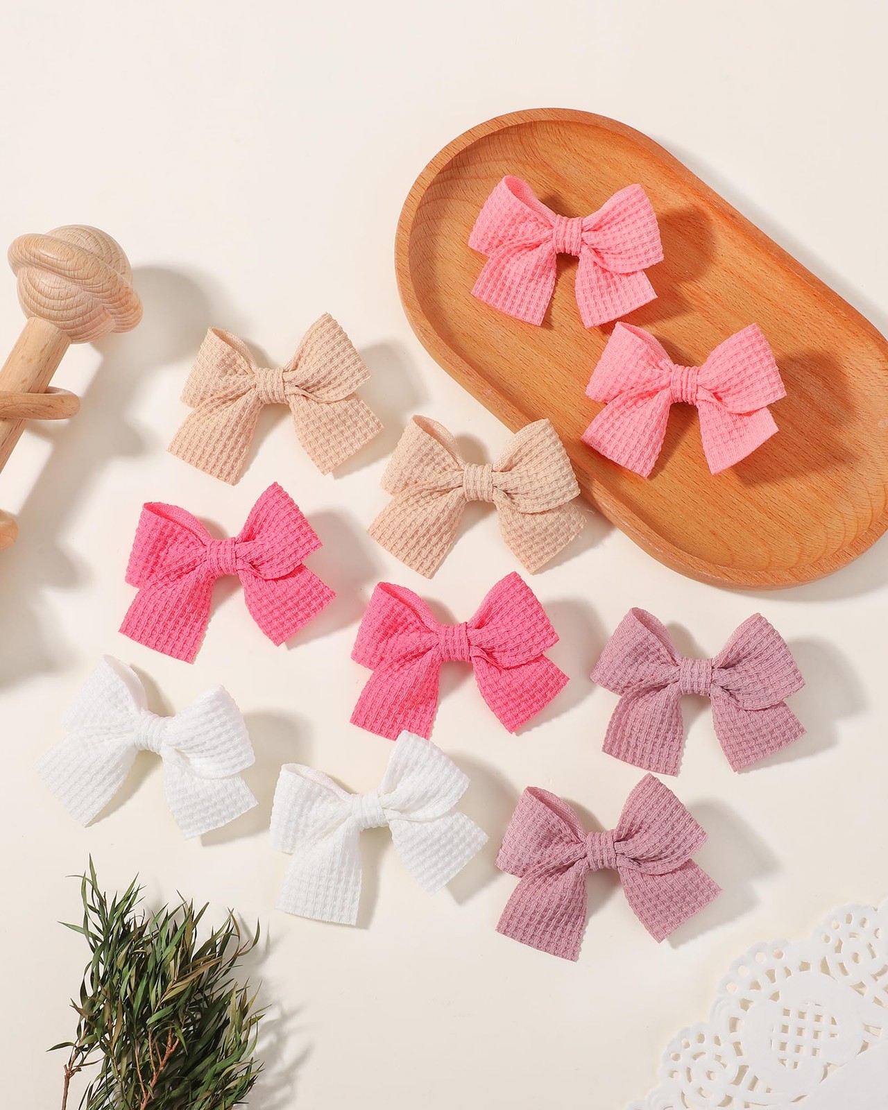 Jollybows 20pcs Baby Hair 20 Count (Pack of 1), Pink, Yellow, White, ect