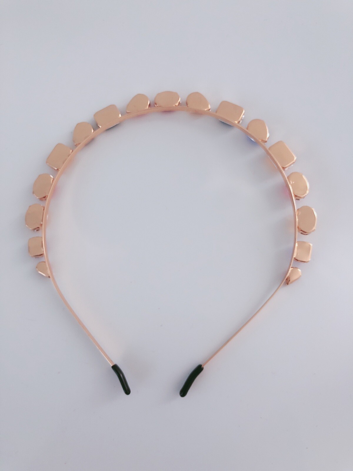 Women Girls Colorful Bling Crystal Gem Rhinestone Metal Head Hair Band Headband
