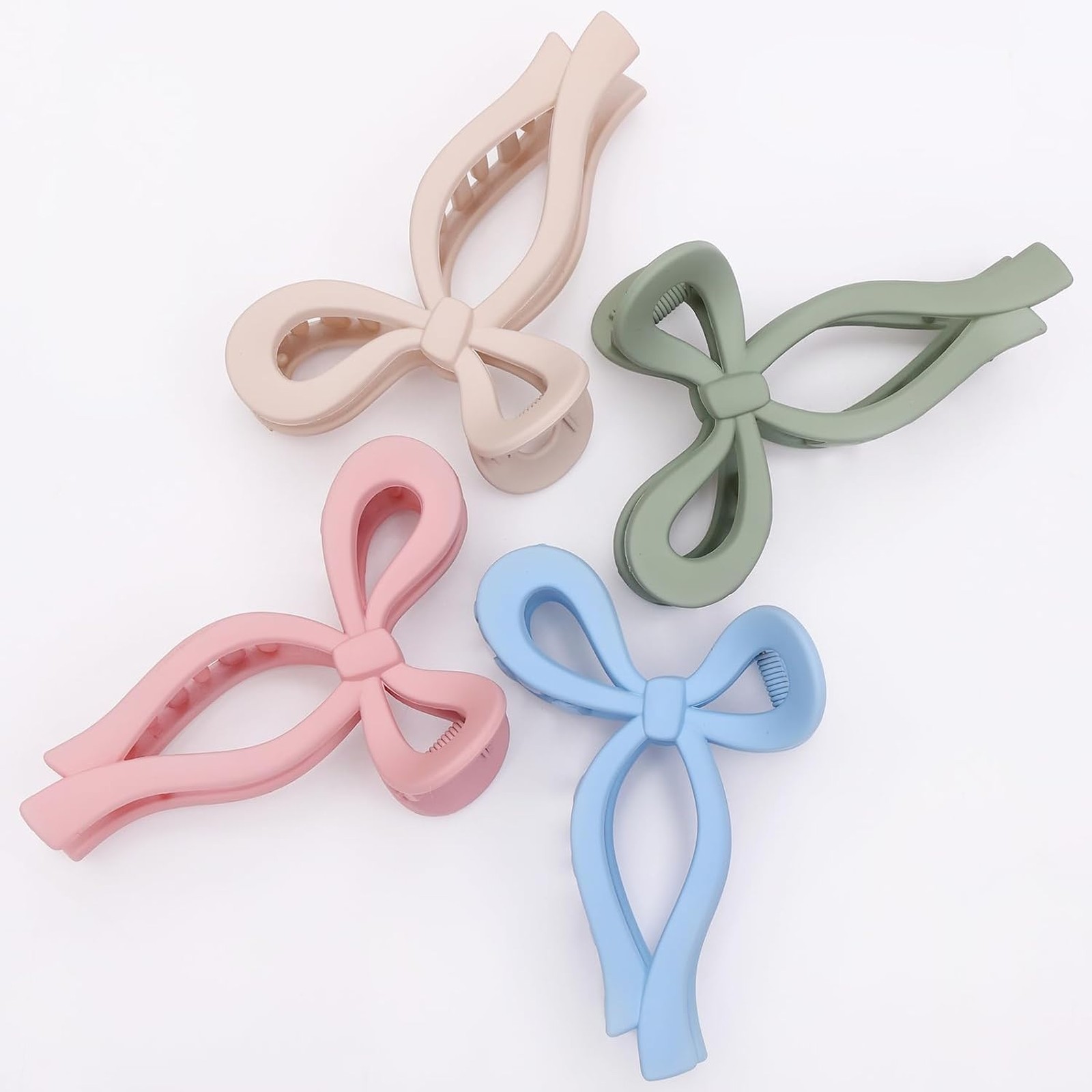 4 Pcs Bow Hair Clips Elegant Hair Claw Butterfly Hair Accessories for Girls