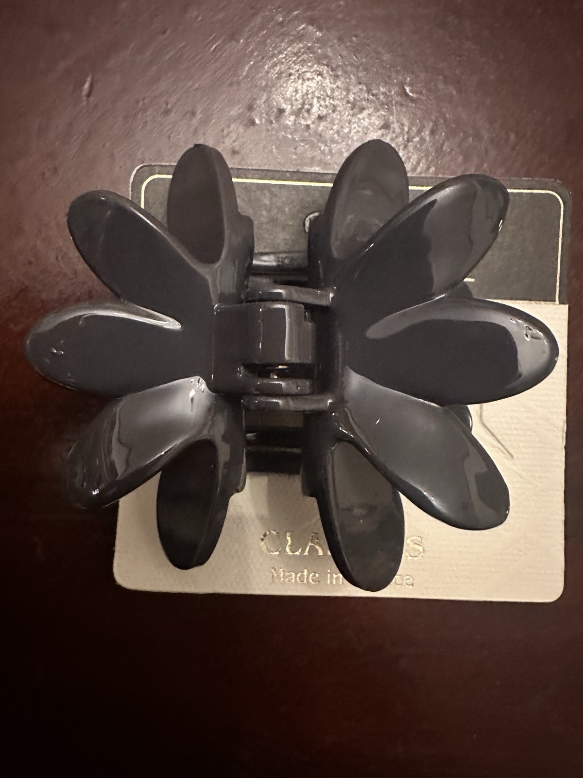 French Hair Pinch Clips Waterlily Mixed Colors Lot Of 5