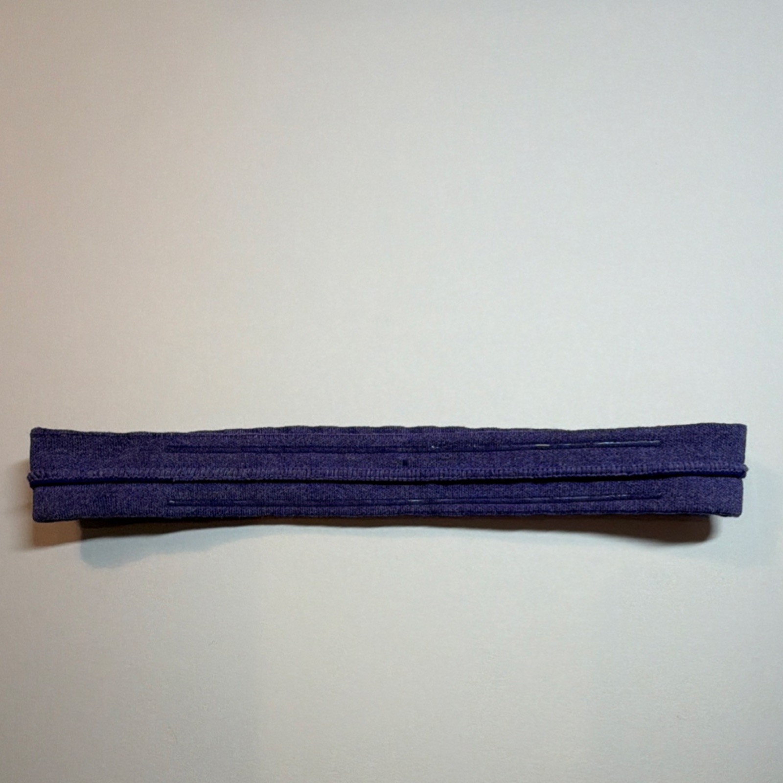 lululemon Purple Striped Stretch Headband Nylon/Spandex with Logo