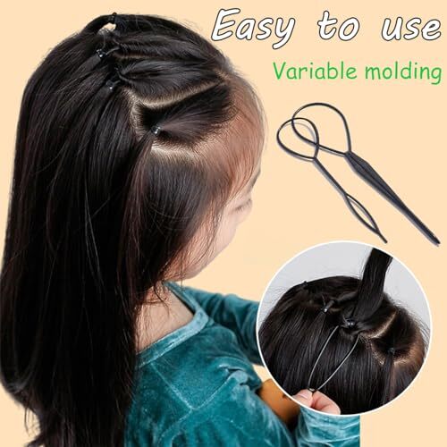1000 PCS Hair Bands, Elastic Hair Band, Mini Hair Rubbers Ties with 2 PCS
