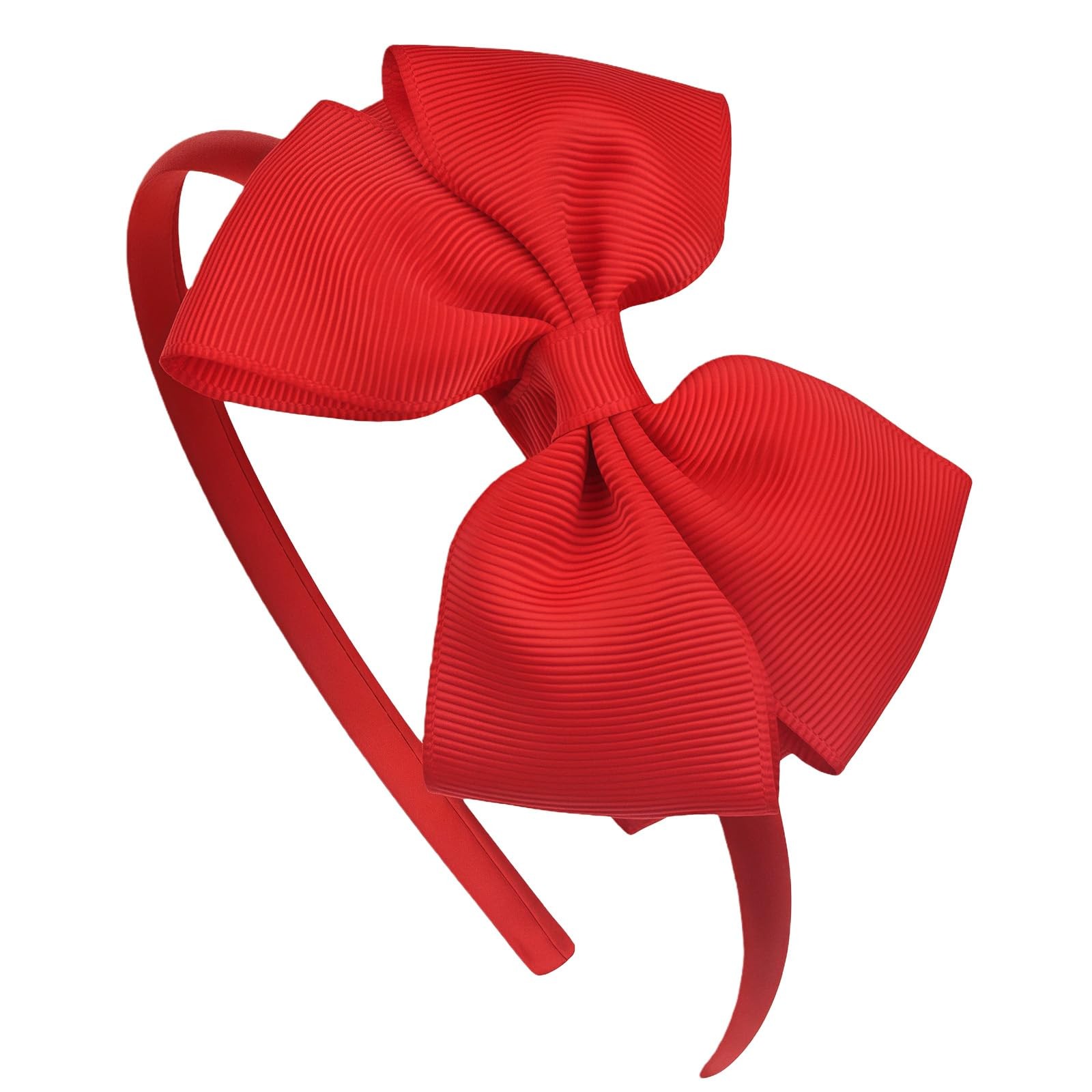 Cute Red Bow Headband For Women Girls Fashion Christmas Accessories 1 PCS