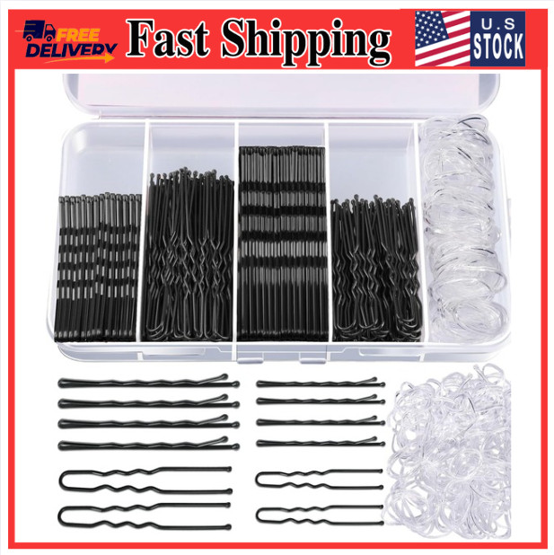 300Pcs Hair Pins Bobby Pins Black, 100 Black Bobby Pins 2 2.75100 Hair Pins fo