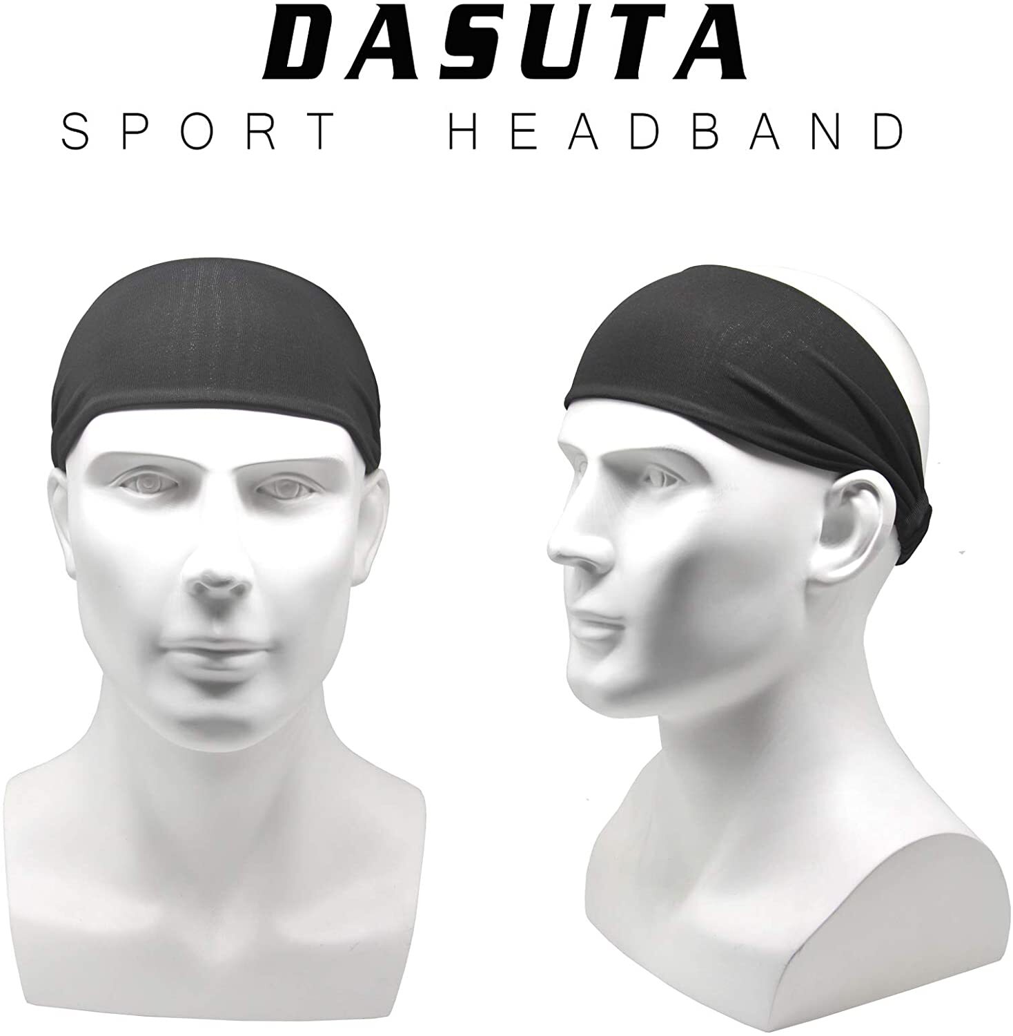 Workout Headbands Fitness Yoga Elastic Non Slip Wicking Headscarf for Men Womens