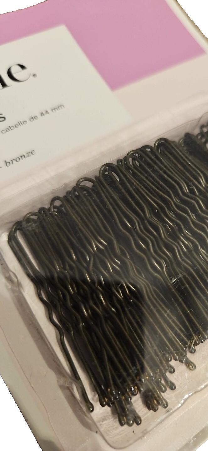 Diane 1 3/4” 44 mm U-shaped Hair Pins Bronze Hair Bob Pins 100 count D466