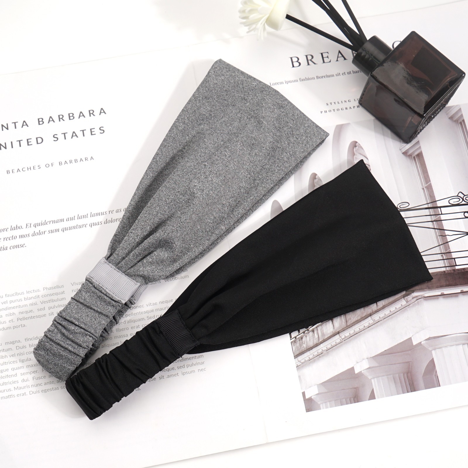 Thin Sports Headband Non Slip Yoga Gym Sweatband Elastic Hair Band Men Women