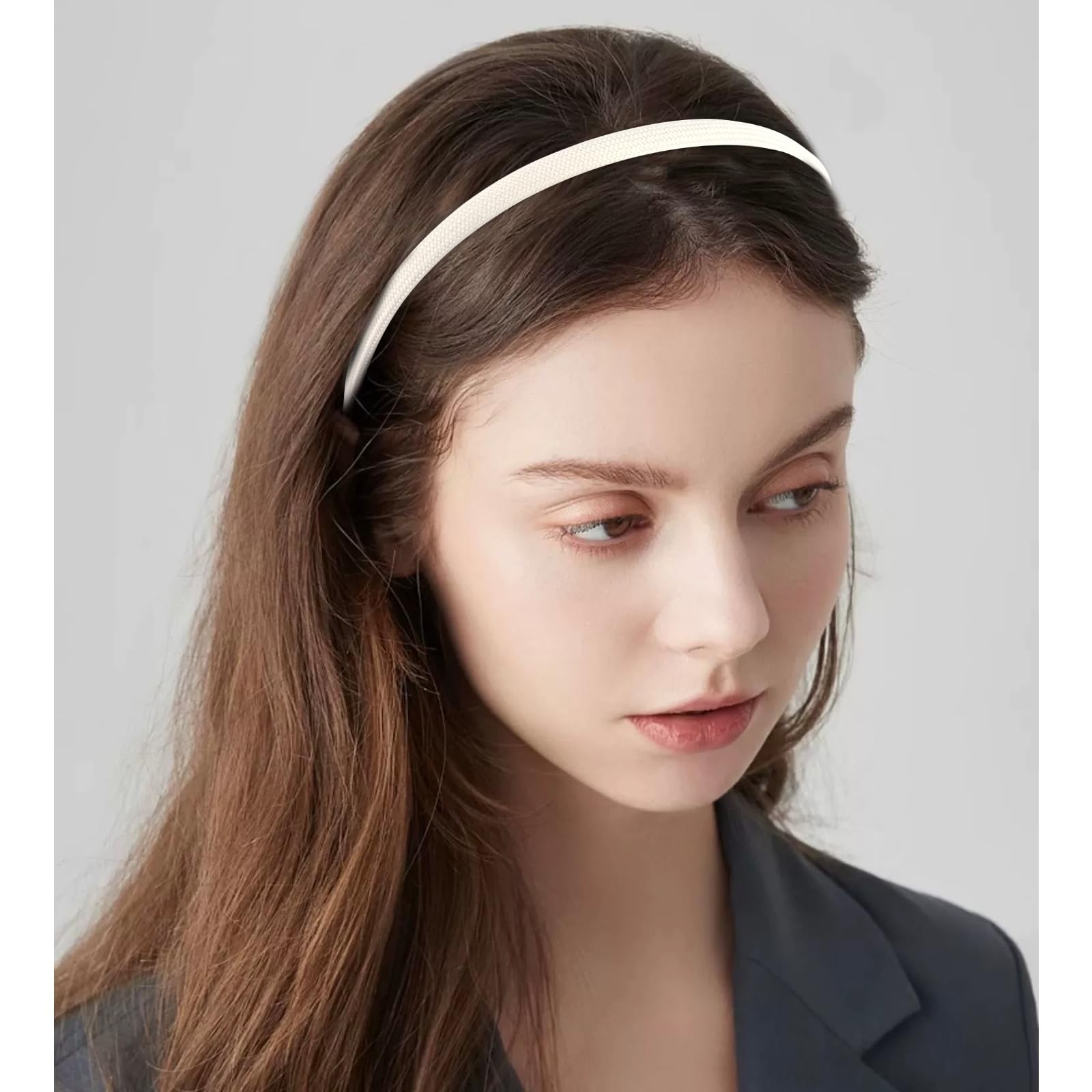 Vovii 6Pcs Thin Headbands For Women Girls No Headache Pressure Neutral