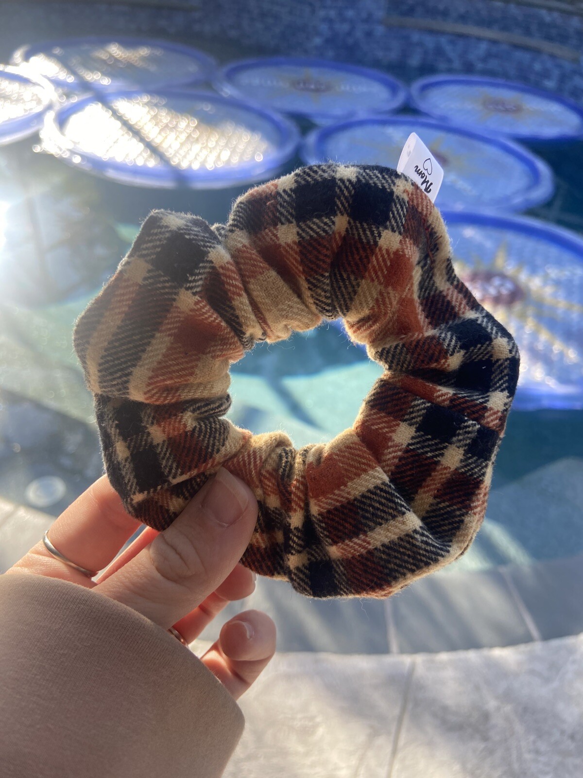 NEW Handmade Scrunchies Regular Size. 3 Pack