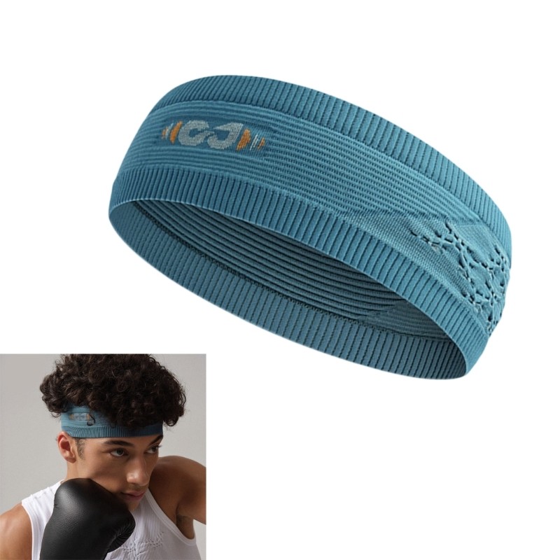 Comfort Headband Elastic Breathable Sweatband for Cycling Tennis Fitness Routine