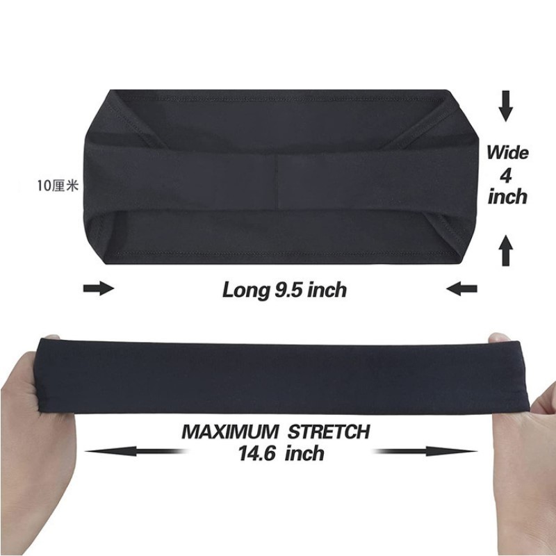 Thin Sports Headband Non Slip Yoga Gym Sweatband Elastic Hair Band Men Women