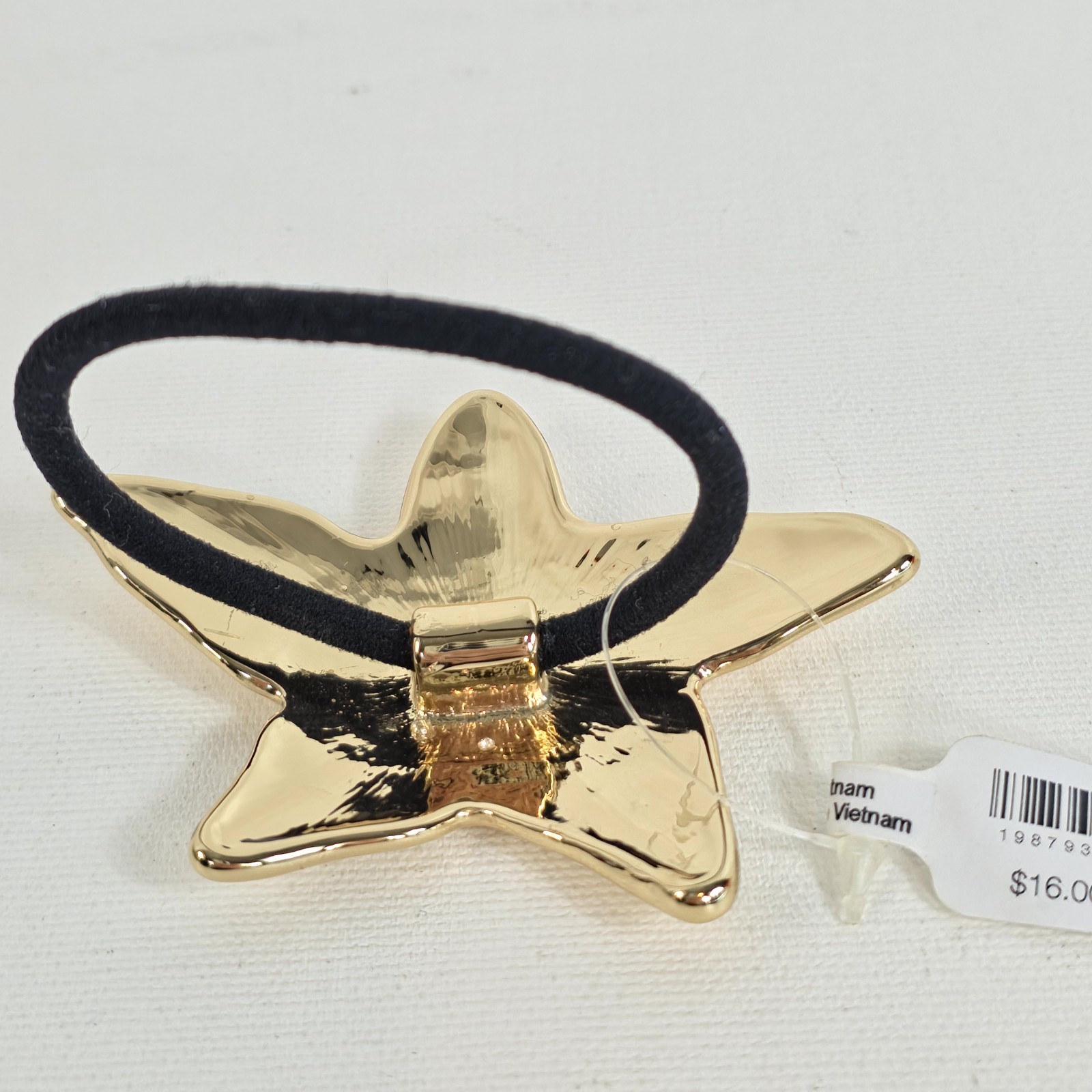Free People Written in the Stars Gold Hair Tie Star Ponytail Holder Accessory