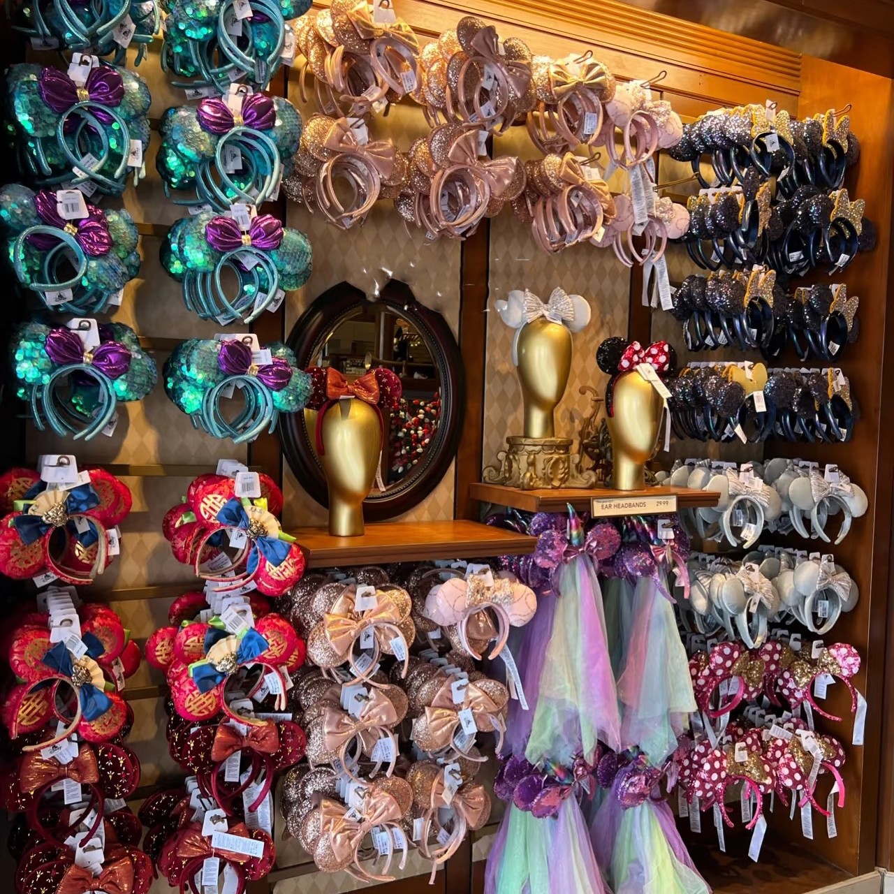 Disney.Parks Loungefly Cinderella Mickey Magical Minnie Mouse Ears Headband 2026