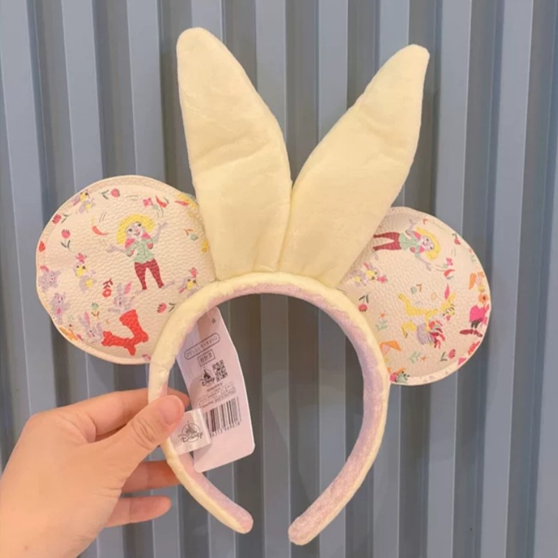 Easter Reigning Rabbits Easter Bunny Disney` Parks Ears Minnie Ears Headband NEW