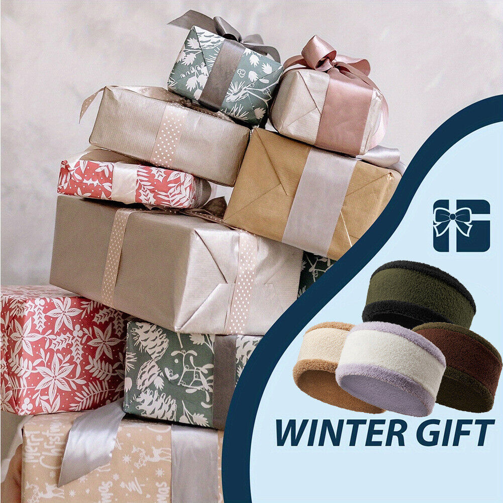 Winter Warm Thick Headband Wide Cold Whether Ear Warmers Headband for Women Men