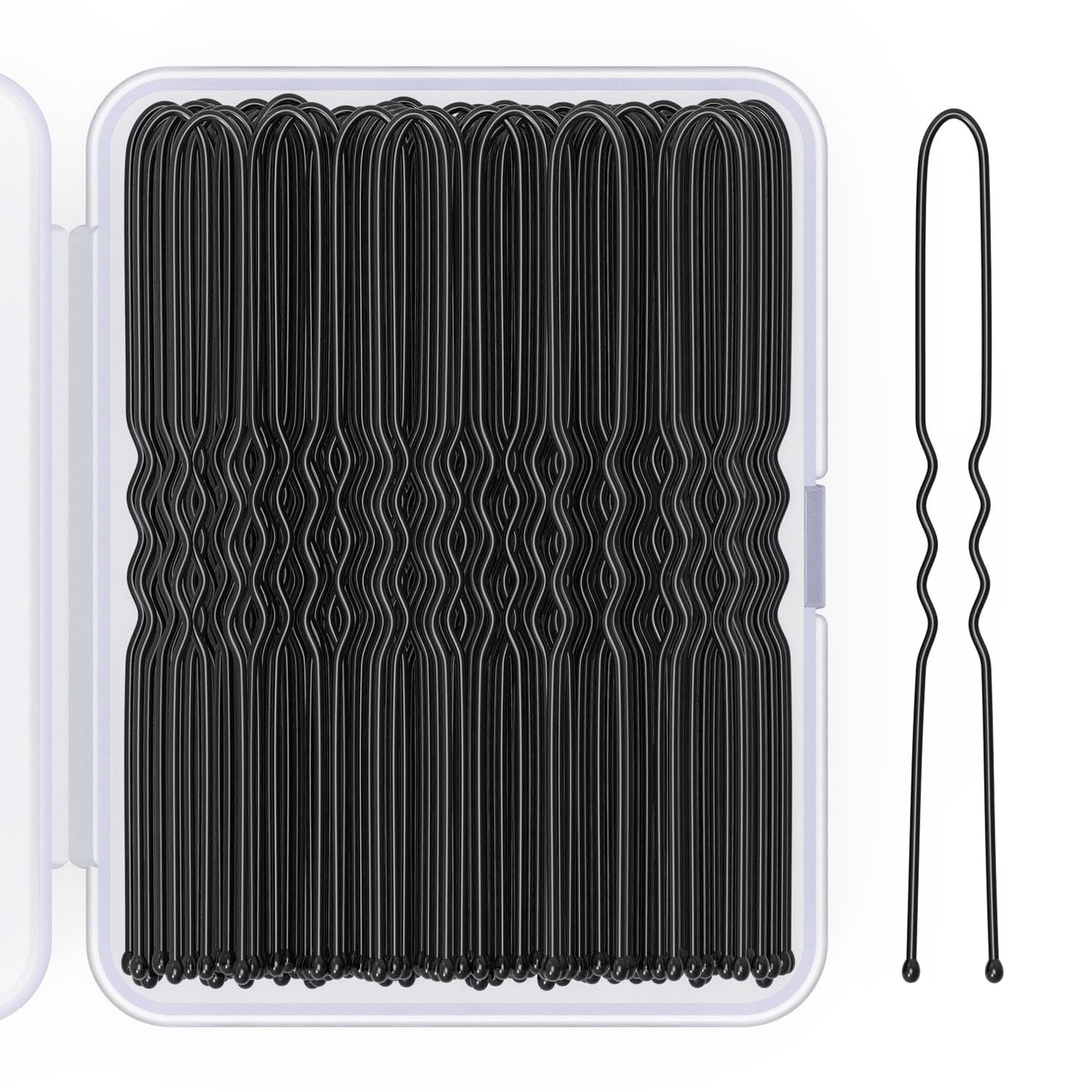 2.8 Inch U Shaped Hair Pins for Women Girls, Long Hair Pin Bobby Pin for Secu…