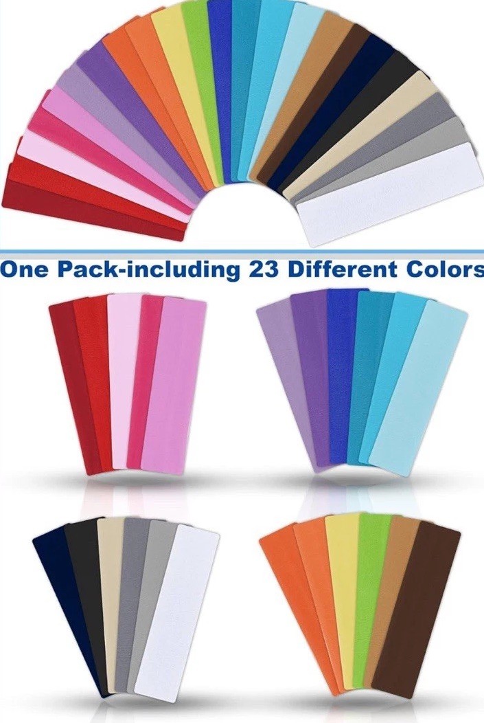 Elastic Multicolor Headbands 23 Pack Polyester Spandex Cotton Soft Breathable