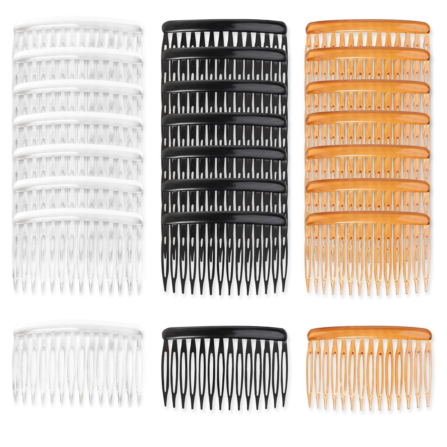 Hair Side Combs for Women Fine Thin Hair, 14 Teeth Decorative Hair Combs for