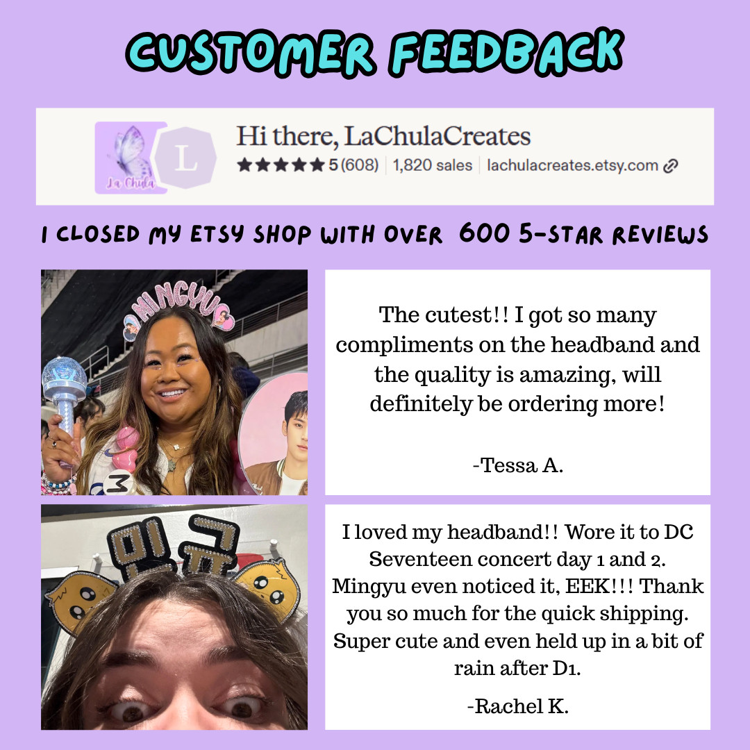 KPOP Name Headband Hair Banner ANY NAME Concert Rhinestone Custom Personalized