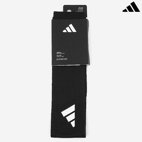 adidas AeroReady Tennis Tieband Sports Headband Hairband Bandanna Black IC3563