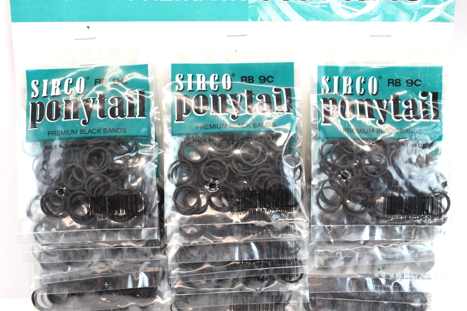 450 Pcs Small Black Elastic Hair Ties Ponytail Dreadlocks Braids Rubber Bands