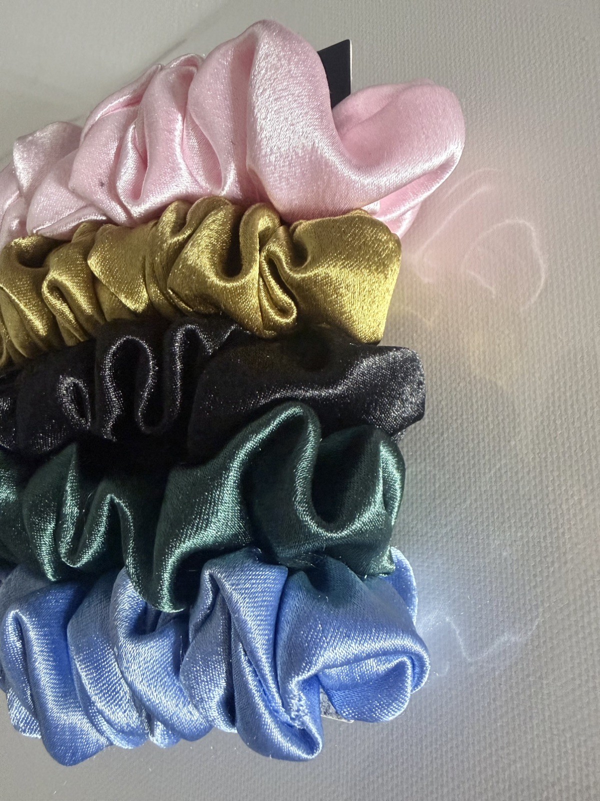Silky Hair Ties Satin Scrunchies – Small Mini Scrunchy for Women