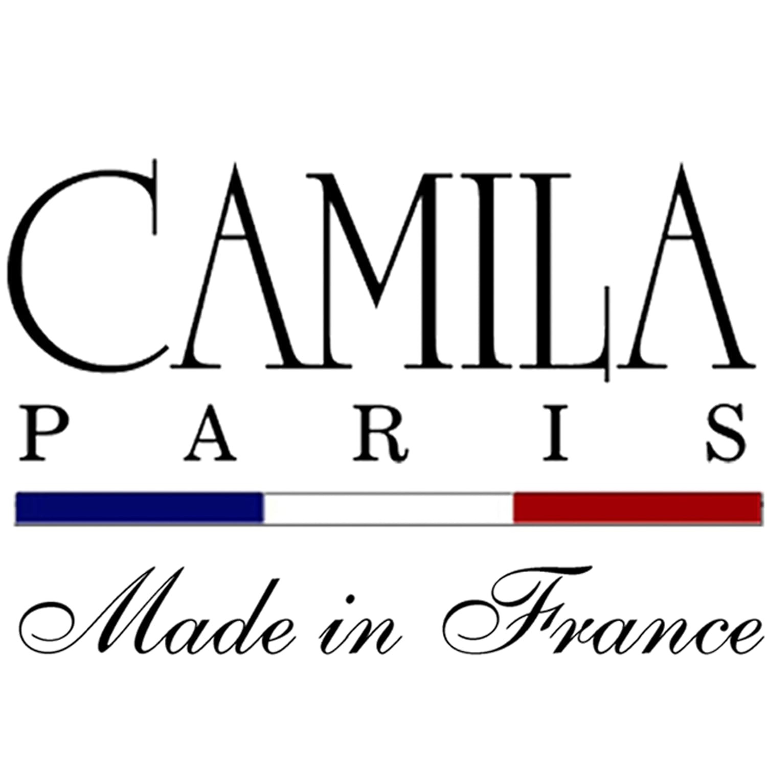 Camila Paris CP3016 French Hair Side Combs, Beige Pearl Interlocking Combs Frenc