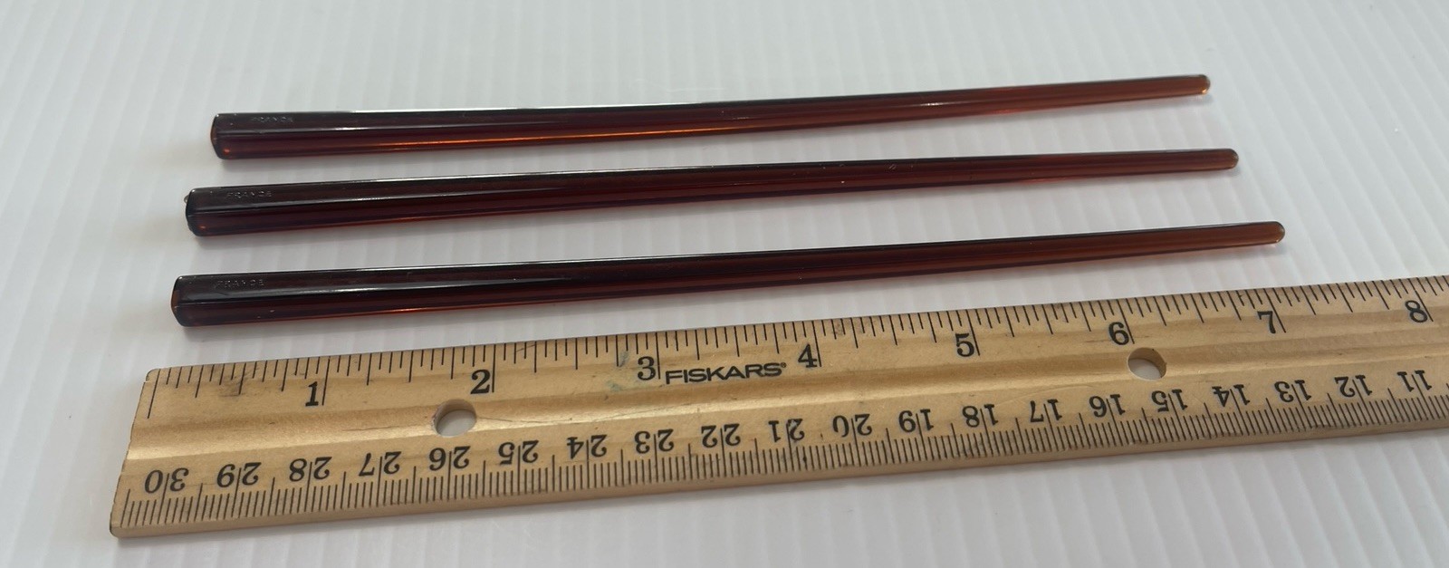 3 Made In France Hair Chopsticks Hairstyling Accessories Plastic