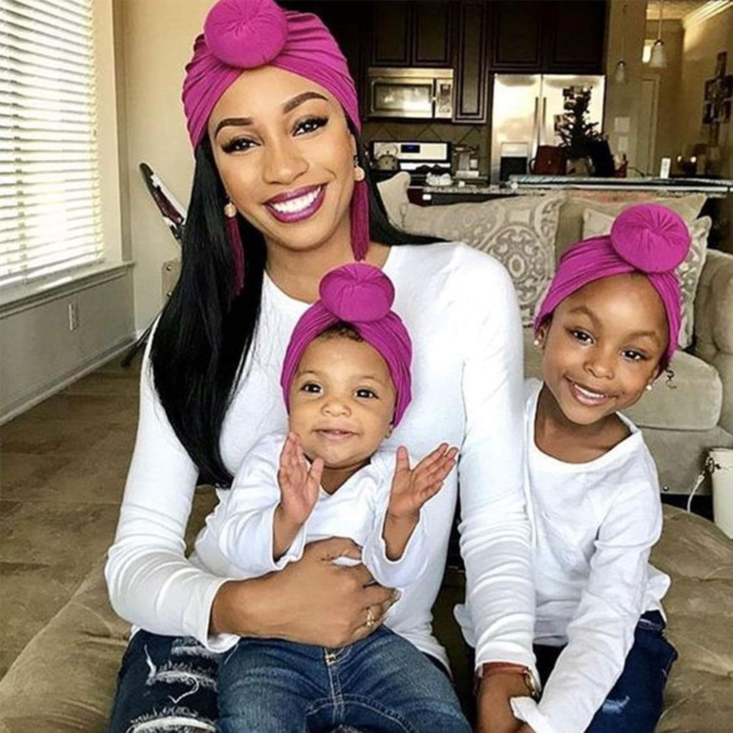 12 Pieces Head Wrap Scarf Stretch Jersey Turban Extra Long Ultra Soft Urban