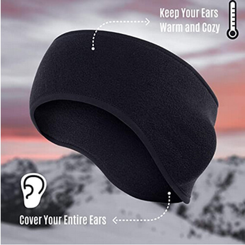 Winter Fleece Ear Warmer Headband Cold Weather Ear Muffs for Men Women Headwrap