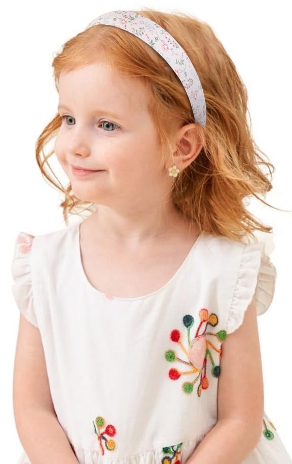 4 PCS 1 Inch Wide Fall Trendy Non Slip Elastic Headbands For Women Girls