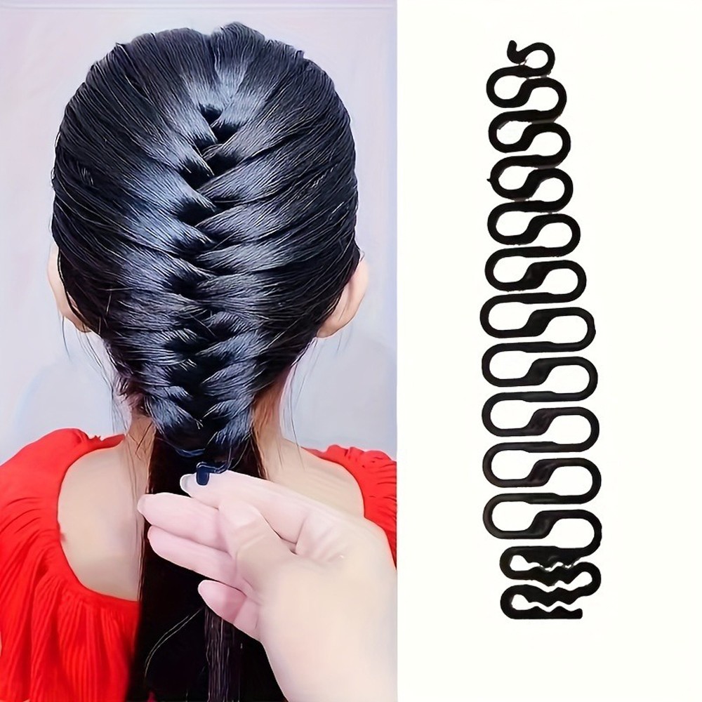 6/12PCS High Quality Plastic French Centipede Scissors for Relaxing Hair Texture