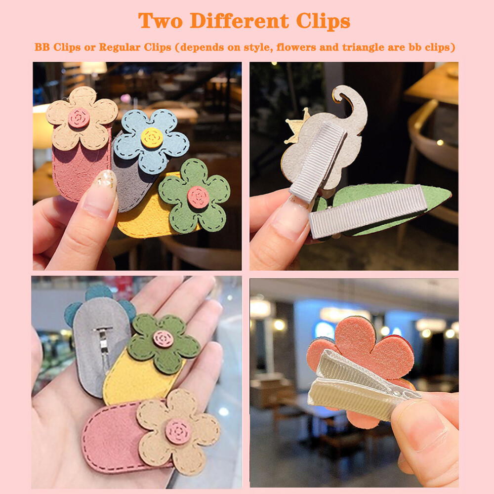 5pcs/set Cute Colorful Cartoon Hairpins Hair Clips Hair Accessories for Girls