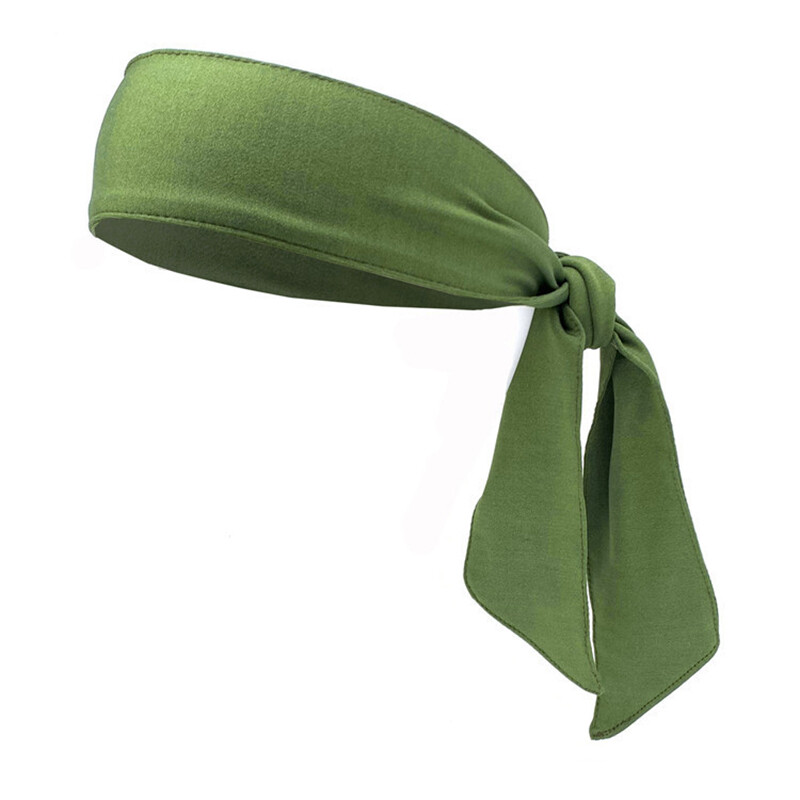 Head Tie Sports Headband Running Tennis Karate Fitness Stretch Sweatband