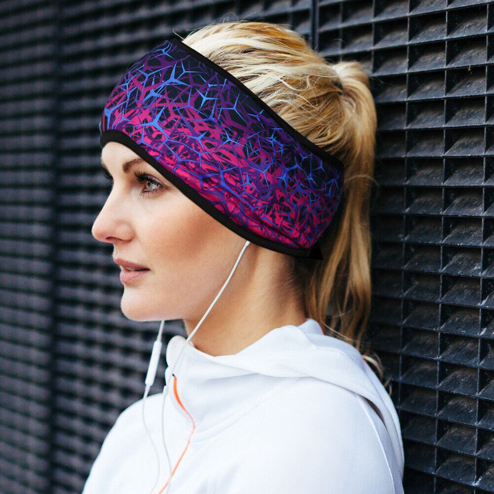 Women’s Ear Warmer Winter Head Band Ski Ear Muff Stretch Hair Band for Running