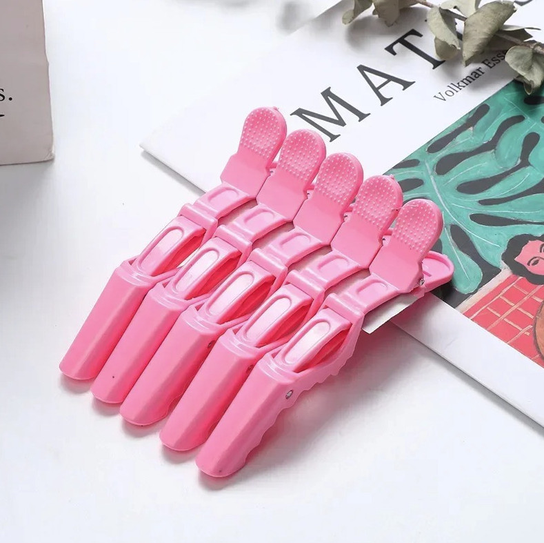 6pcs Hair Styling Clips – Professional Crocodile Sectioning Salon Tools – NEW