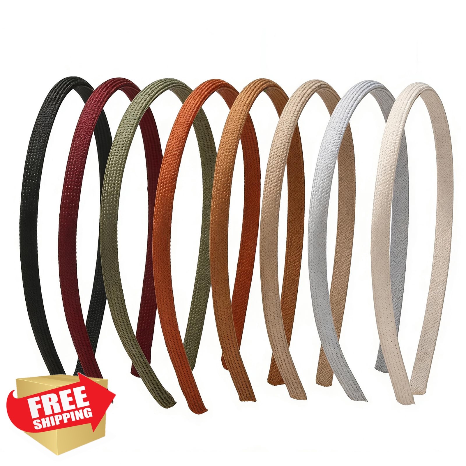 Lahnie Thin Headbands Neutral Colors No Headache