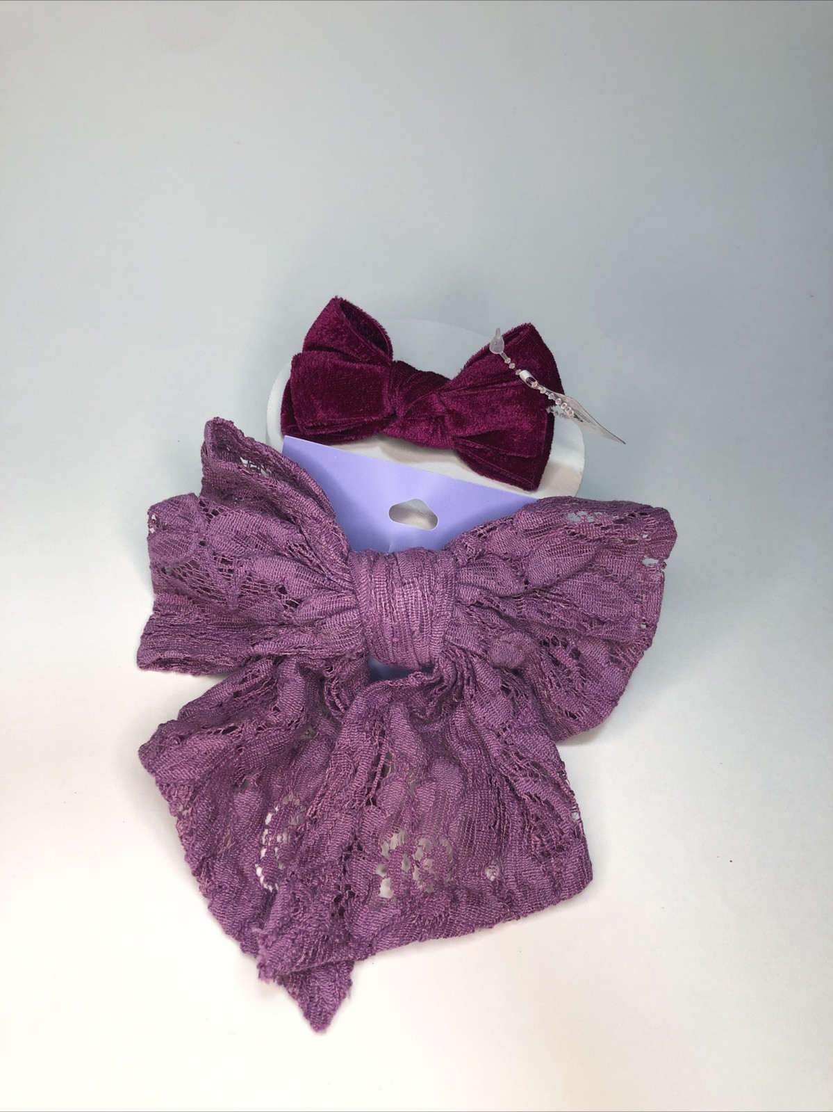 Hair Accessories Purple Bows (2count) From Claire’s