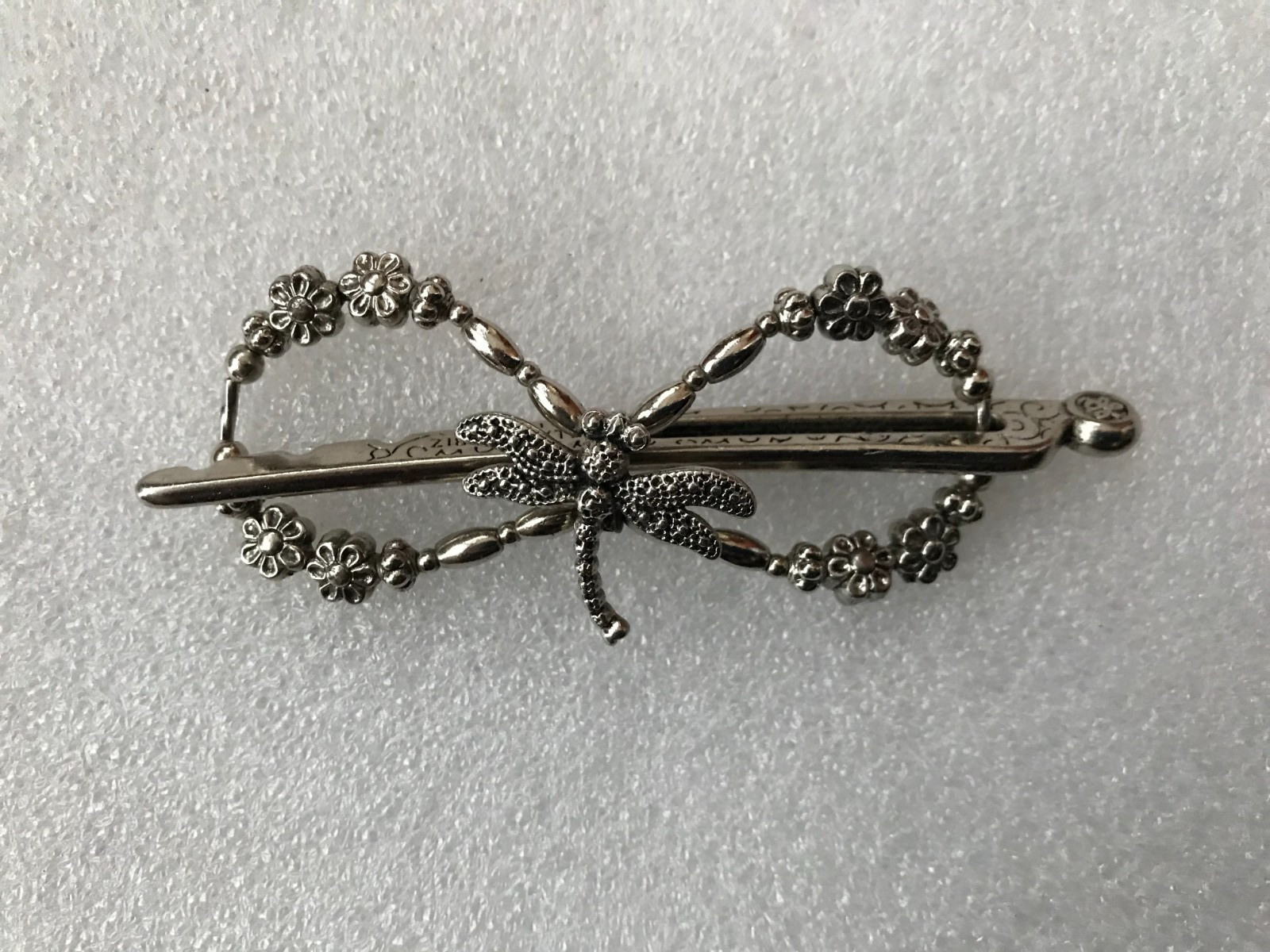 Lilla Rose Dragonfly Silver Flexi Hair Clip M (Medium)