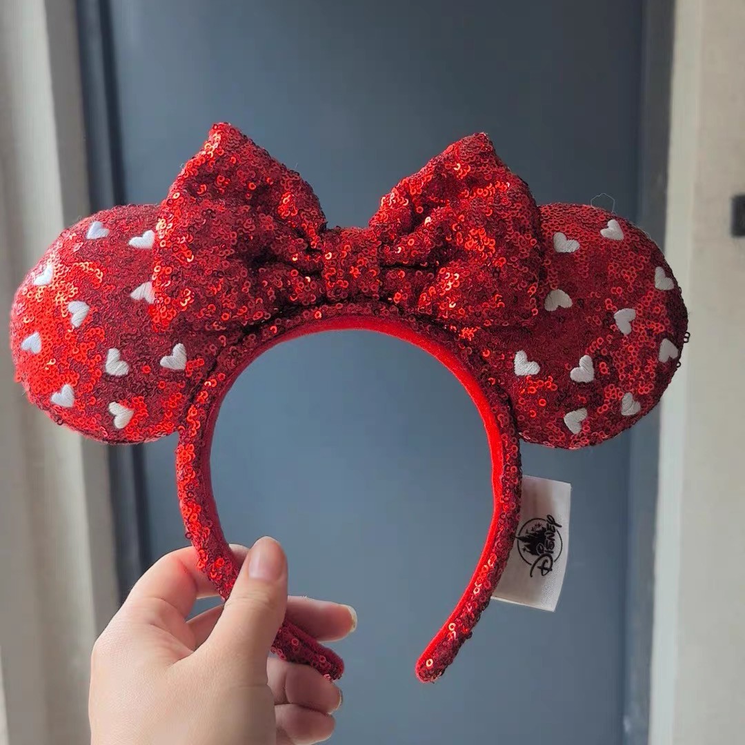2026 Loungefly Disney.Parks Rapunzel Magical Minnie Mouse Ears Sequins Headband