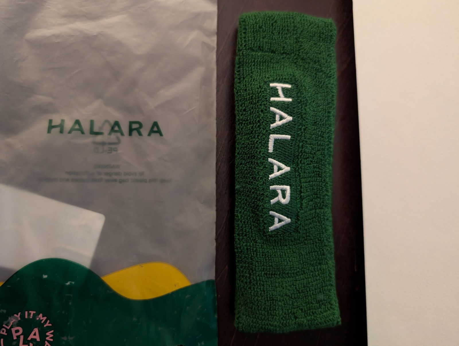 Brand New Halara Headband One Size In Green
