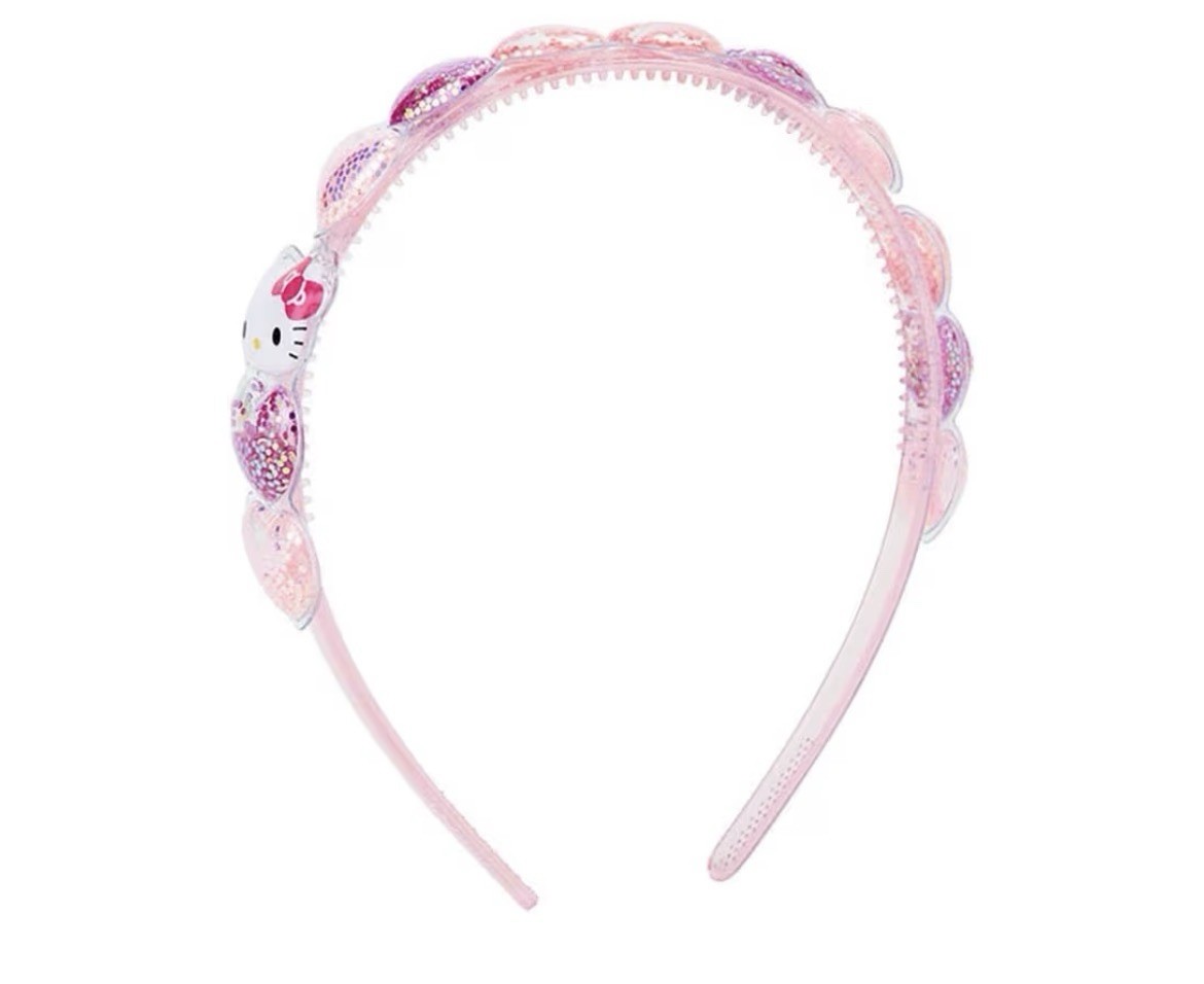 ✨💞Sanrio Hello Kitty Kids Headband Glitter Hearts Hair Accessory💞✨