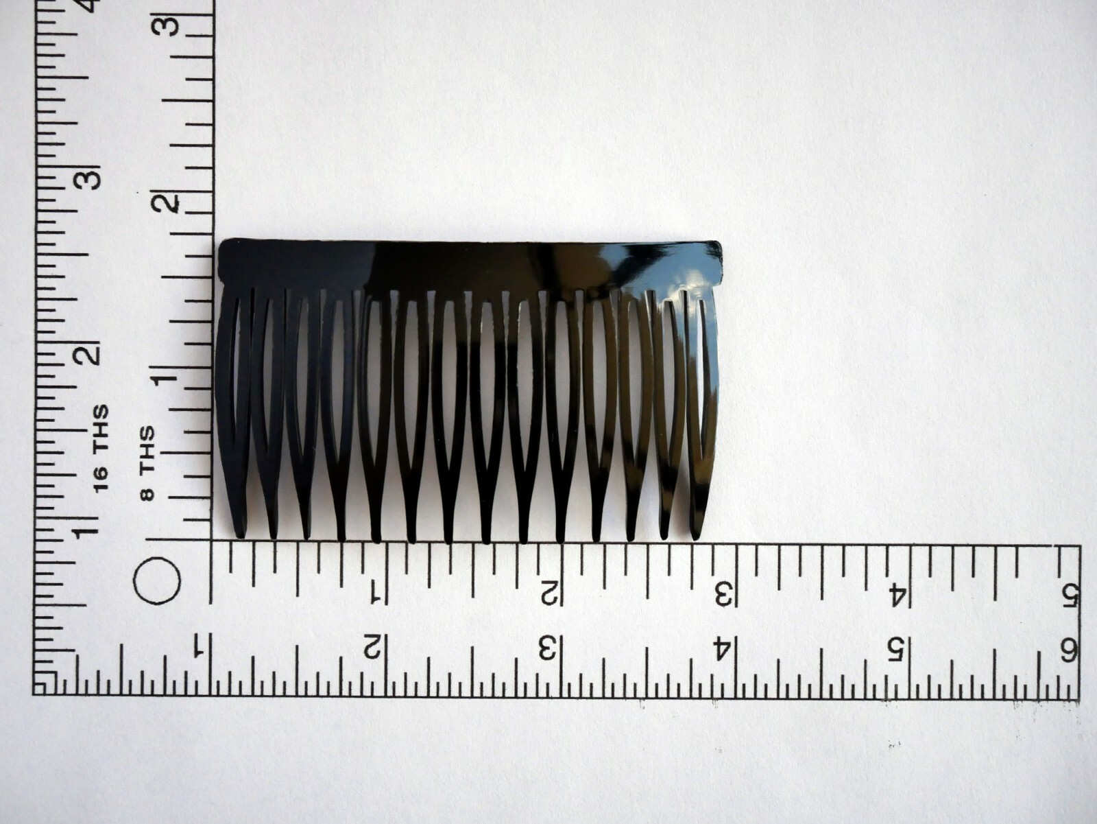 4 Combs x Good Hair Days 2 7/8″ Black Side comb hair comb Made in USA 42201