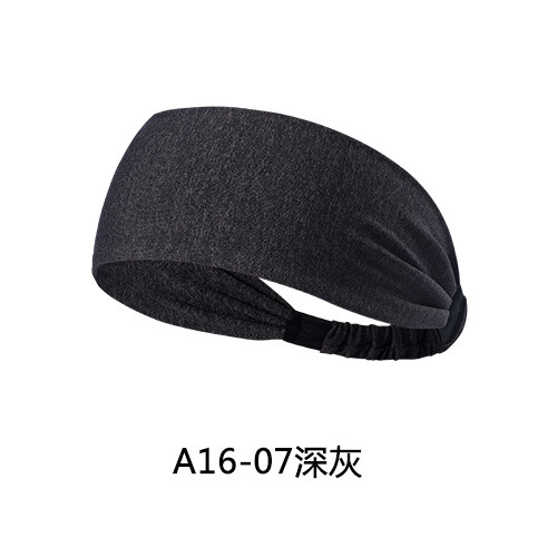 2PCS Unisex Sport Running Fitness Elastic Wicking Non Slip Athletic Headband