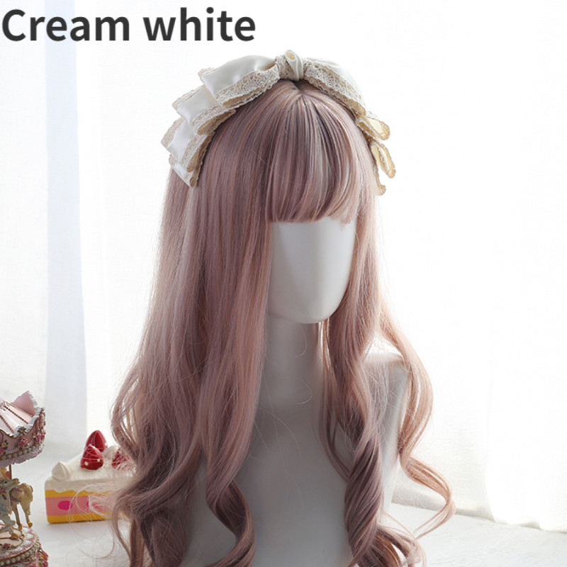 Princess Girl Lolita Headband Headwear Gothic Headdress Bowknot Hair Accessory