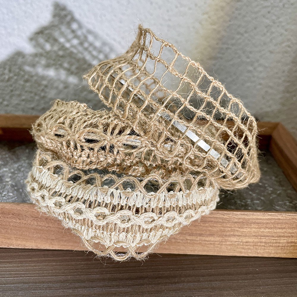 2PACK Straw Wide-Brimmed Braided Headband Hair Band Hand-Woven Linen Hair Hoop