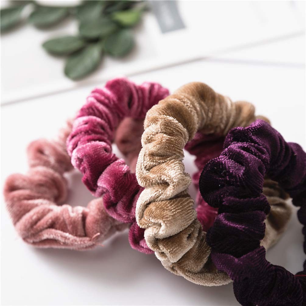 KINGMAS 10 Pcs Hair Ties 1 Count (Pack of 1), Set 10 – Velvet